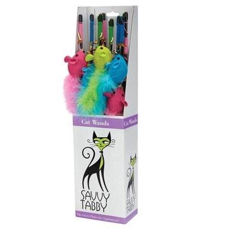 SAVVY TABBY Savvy Tabby US1191 12 Savvy Tabby Playtime Teasers Display 12 pcs US1191 12